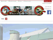 Tablet Screenshot of fermebelalpaga.com